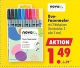 Duo-Fasermaler von novo creative für 1,49 € bei Mäc-Geiz im Angebot Duo-Fasermaler von novo creative im aktuellen Mäc-Geiz Prospekt