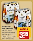 Aktuelle Bier Angebote bei REWE in Fürth Aktuelles Krombacher Angebot bei REWE in Fürth ab 3,99 €