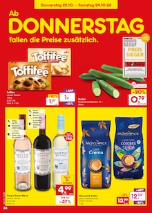 Wein im aktuellen Netto Marken-Discount Prospekt (Duisburg) Wein im Netto Marken-Discount Prospekt "Aktuelle Angebote" mit 75 Seiten (Duisburg)