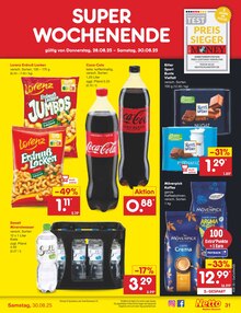 Cola im aktuellen Netto Marken-Discount Prospekt (Wilhelmshaven) Cola im Netto Marken-Discount Prospekt "Aktuelle Angebote" mit 65 Seiten (Wilhelmshaven)