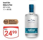 Aktuelles Insel Gin Ebbe & Flut Angebot bei GLOBUS in Rostock ab 24,99 €