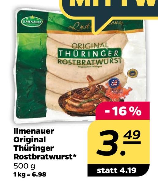 Original Thüringer Rostbratwurst