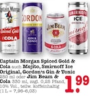 Spiced Gold & Cola Angebote von Captain Morgan bei EDEKA Frankfurt für 1,99 €