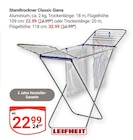 Aktuelle Wäscheständer Angebote bei GLOBUS in Oberhausen Aktuelles Standtrockner Classic Siena Angebot bei GLOBUS in Oberhausen ab 22,99 €