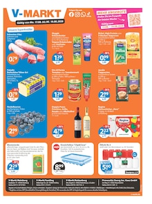 V-Markt Prospekt V-Markt einfach besser einkaufen mit 3 Seiten