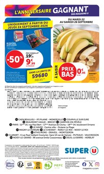 Promotion Peinture dans le prospectus Super U, valable du 22/09/2026 au 04/10/2026 Promo Peinture dans le catalogue Super U du moment à la page 36