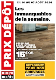 Catalogue Brico Dépôt "Les immanquables de la semaine" à Montpellier et alentours, 1 page, 01/08/2024 - 07/08/2024
