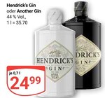 Aktuelles Hendrick's Gin Angebot bei GLOBUS in Braunschweig ab 24,99 €