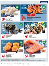 Promos Huîtres dans le catalogue "LE FRAIS, LE BON MOINS CHER" de Auchan Supermarché Huîtres en promo dans le catalogue Auchan Supermarché à la page 9