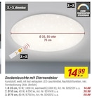 toom Baumarkt Marburg - Deckenleuchte mit Sternendekor Angebot im Prospekt Deckenleuchte mit Sternendekor bei toom Baumarkt im Marburg Prospekt für 14,99 €