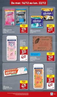 Promotion Laurier dans le prospectus Aldi, valable du 16/12/2025 au 22/12/2025 Promo Laurier dans le catalogue Aldi du moment à la page 15