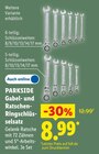Handwerkzeug im Lidl Prospekt Gabel- und Ratschen-Ringschlüsselsatz 6-teilig von PARKSIDE im aktuellen Lidl Prospekt für 8,99 €