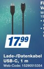 Lade-/Datenkabel USB-C im Angebot bei expert in Aalen Lade-/Datenkabel USB-C Angebote bei expert Aalen für 17,99 €