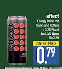 Aktuelles effect Energy Drink Angebot bei E center in Regensburg ab 0,79 €