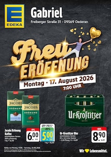 Aktueller EDEKA Flöha Prospekt EDEKA Flöha Prospekt "FreuERÖFFNUNG" mit 4 Seiten