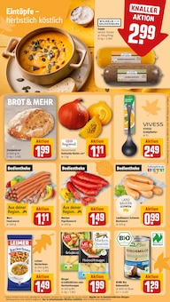 Brötchen im REWE Prospekt "Dein Markt" mit 32 Seiten (Reutlingen)