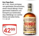 Aktuelles Don Papa Rum Angebot bei GLOBUS in Leipzig ab 42,99 €