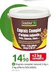 Promo Engrais complet naturel 5 kg + 2 kg offerts à 14,90 € dans le catalogue Mr. Bricolage à Manosque