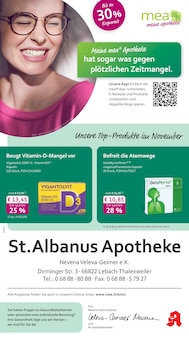 Aktueller mea - meine apotheke Prospekt "Unsere Oktober-Angebote" für Lebach Aktueller mea - meine apotheke Prospekt für Lebach mit Seiten