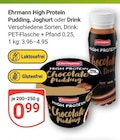 Aktuelle Energydrink Angebote bei GLOBUS in Weinheim Aktuelles High Protein Pudding Angebot bei GLOBUS in Weinheim ab 0,99 €