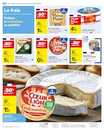 Prix et réduction Coulommiers dans le prospectus Carrefour en cours Offre Coulommiers dans le catalogue Carrefour du moment à la page 44