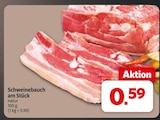 Aktuelles Schweinebauch am Stück Angebot bei Markant Nordwest in Osnabrück ab 0,59 €