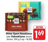 Aktuelle Ritter Sport Angebote bei E center in Ulm Aktuelles Nussklasse Angebot bei E center in Ulm ab 1,69 €