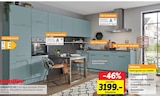 Einbauküche Front aqua ultramatt von Nobilia im aktuellen Sconto SB Prospekt