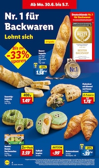 Brot im Lidl Prospekt "LIDL LOHNT SICH" mit 68 Seiten (Karlsruhe)