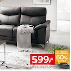 Leder-Sofa 2,5-sitzig Angebote von xora bei XXXLutz Möbelhäuser Göttingen für 599,00 €