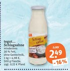 Aktuelles Schlagsahne Angebot bei tegut in Heidelberg ab 2,49 €
