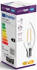 Ampoule LED flamme E14 équivalent 40W - GETIC en promo chez Cora Montbéliard à 2,00 €