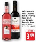 Süß & Fruchtig Wein Q.b.A. bei EDEKA im Tübingen Prospekt für 3,49 €
