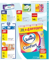 Promos Mouchoirs En Papier dans le catalogue "LA RENTRÉE DE TOUS LES RECORDS" de Carrefour à la page 37