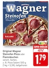 Original Wagner Steinofen Pizza oder Flammkuchen bei EDEKA im Neuhofen Prospekt für 1,79 €