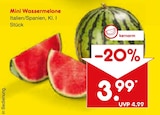 Mini Wassermelone von  im aktuellen Netto Marken-Discount Prospekt für 3,99 €
