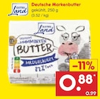 Aktuelles Deutsche Markenbutter Angebot bei Netto Marken-Discount in Magdeburg ab 0,88 €