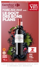 Catalogue Carrefour Market "FOIRE AUX VINS AVEC LE GOÛT DES BONS PLANS" à Cusset et alentours, 76 pages, 02/10/2025 - 19/10/2025