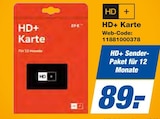 expert Lahr - HD+ Karte Angebot im Prospekt HD+ Karte bei expert im Lahr Prospekt für 89,00 €