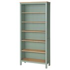 Bücherregal graugrün/hellbraun lasiert im Angebot bei IKEA in Singen Bücherregal graugrün/hellbraun lasiert Angebote von HEMNES bei IKEA Singen für 199,00 €