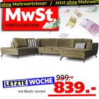 Aktuelle Ecksofa Angebote bei Seats and Sofas in Bremen Aktuelles Portofino Angebot bei Seats and Sofas in Bremen ab 839,00 €