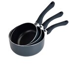 Lot de 3 casseroles - CARREFOUR HOME - Carrefour Market à Béziers Lot de 3 casseroles - CARREFOUR HOME en promo chez Carrefour Market Béziers à 20,00 €