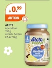 Abendbrei von Alete im aktuellen Müller Prospekt für 0,99 €