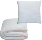 Kit couette 300gr 140×200cm + 2 oreillers 60×60cm - Maxi Bazar à Nice Kit couette 300gr 140×200cm + 2 oreillers 60×60cm en promo chez Maxi Bazar Nice à 19,99 €