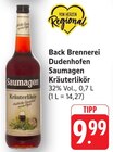 Saumagen Kräuterlikör Angebote von Back Brennerei Dudenhofen bei EDEKA Pirmasens für 9,99 €