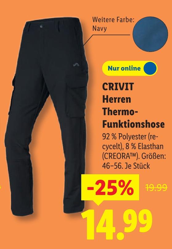 Herren Thermo-Funktionshose