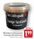Dein Lieblingssalat Cremiger Karottensalat im Angebot bei EDEKA in Kirchheim Dein Lieblingssalat Cremiger Karottensalat Angebote von Wild bei EDEKA Kirchheim für 1,99 €