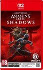 Jeu "Assassin's Creed Shadows" pour Switch 2 en promo chez Carrefour Jeu "Assassin's Creed Shadows" pour Switch 2 dans le catalogue Carrefour