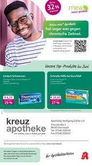 Aktueller mea - meine apotheke Prospekt "Unsere Juni-Angebote" Seite 1 von 4 Seiten