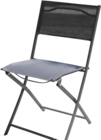 Chaise pliante boreal en promo chez Bazarland Pau à 14,99 €